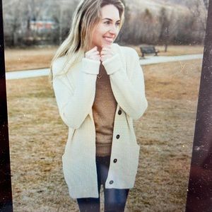 Everlane chunky wool knit cardigan Small